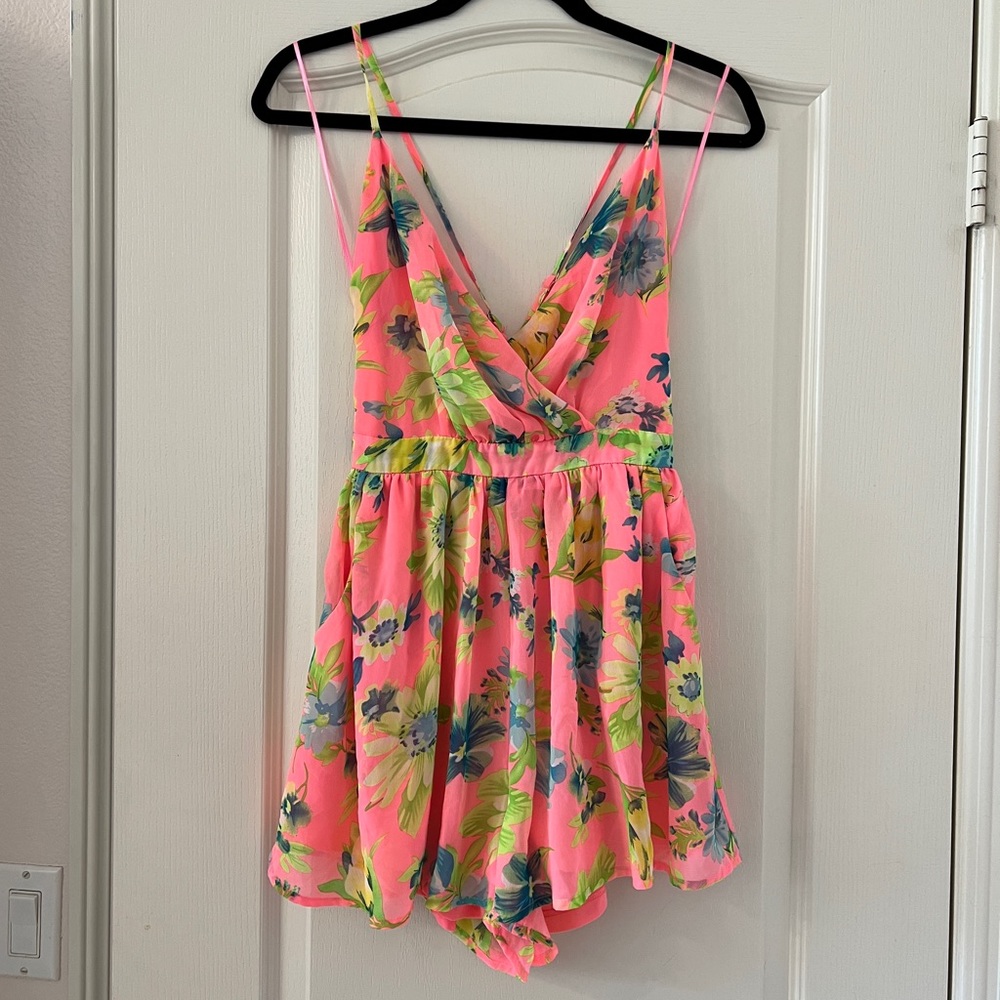 DEPRI- Backless Spaghetti Strap Romper